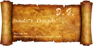 Dobál Ildikó névjegykártya